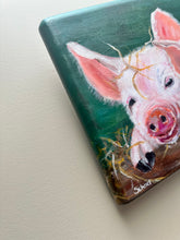 Load image into Gallery viewer, New Pigs on the Block Original Reclaimed Wood Art
