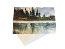 Load image into Gallery viewer, Reflection Blank Original Art Print Greeting Card

