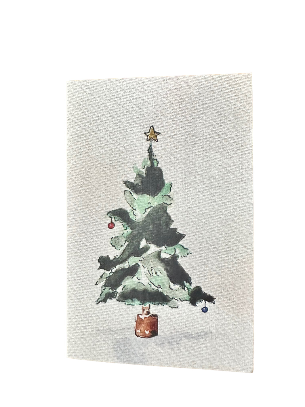 Oh Christmas Tree Original Art Print Greeting Card