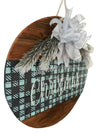 Have Yourself A Merry Little Christmas Reclaimed Wood Hanging Round