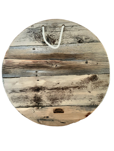 Have Yourself A Merry Little Christmas Reclaimed Wood Hanging Round