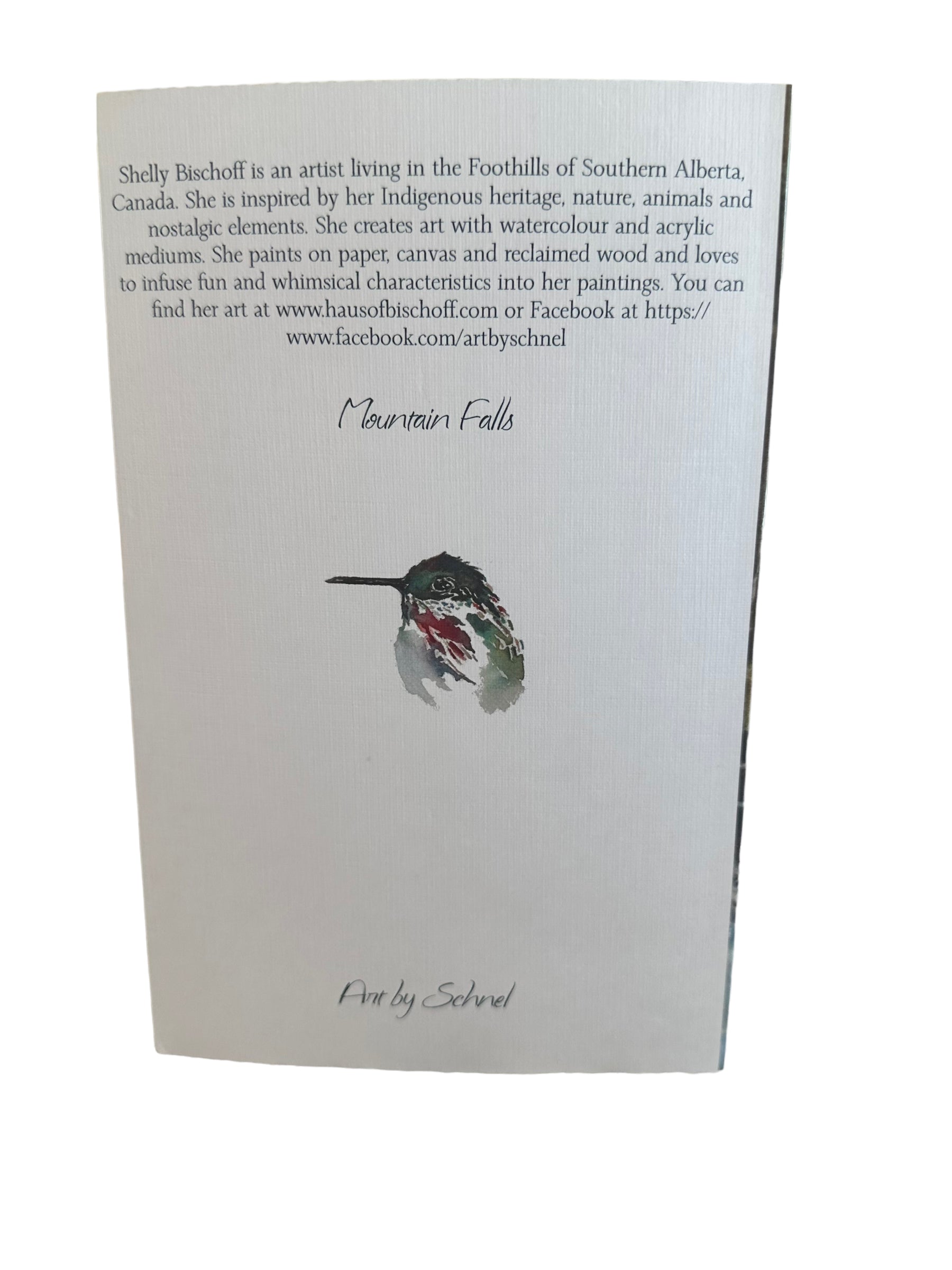 Mountain Falls Print Greeting Card