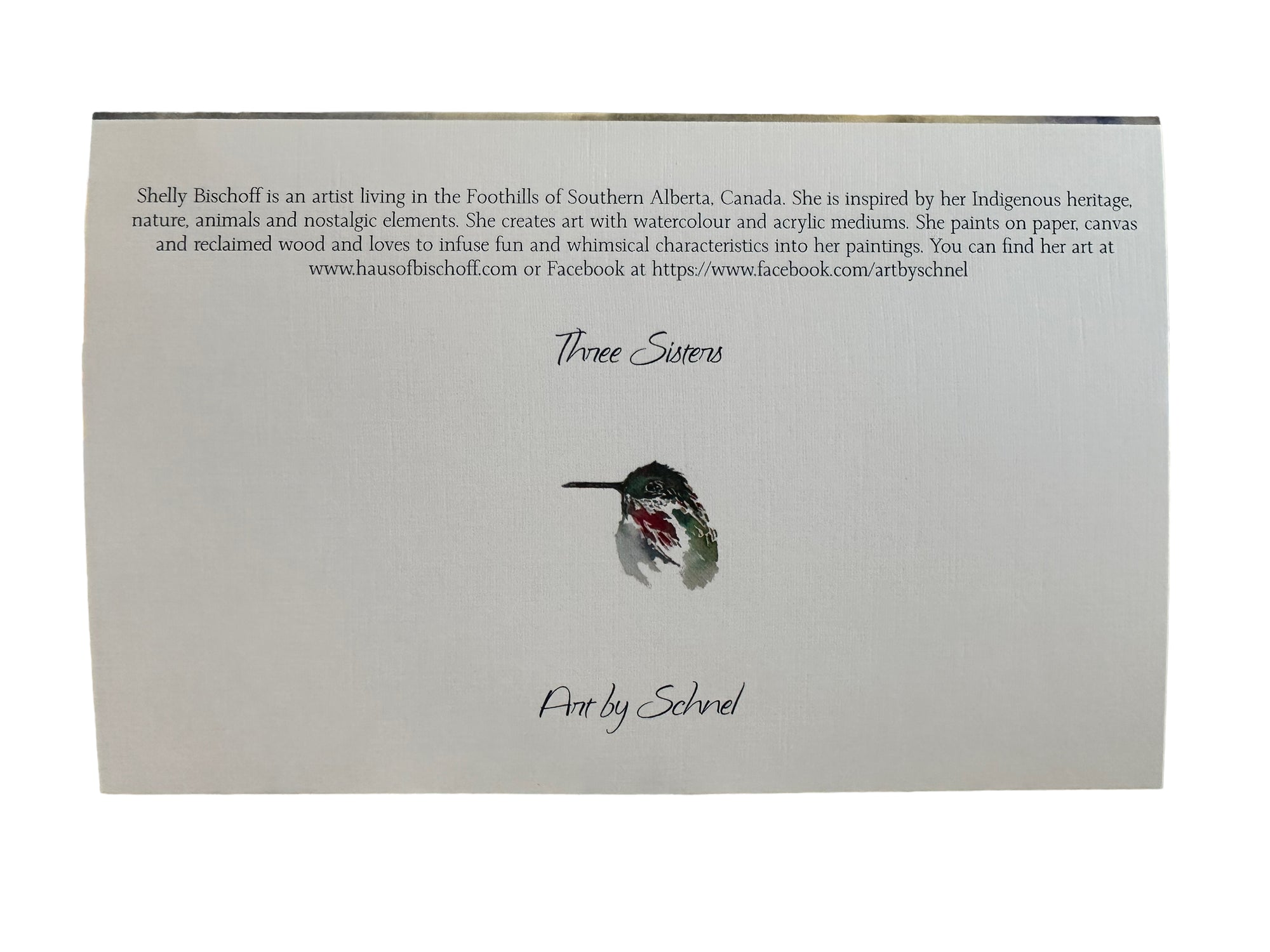 Three Sisters Print Greeting Card