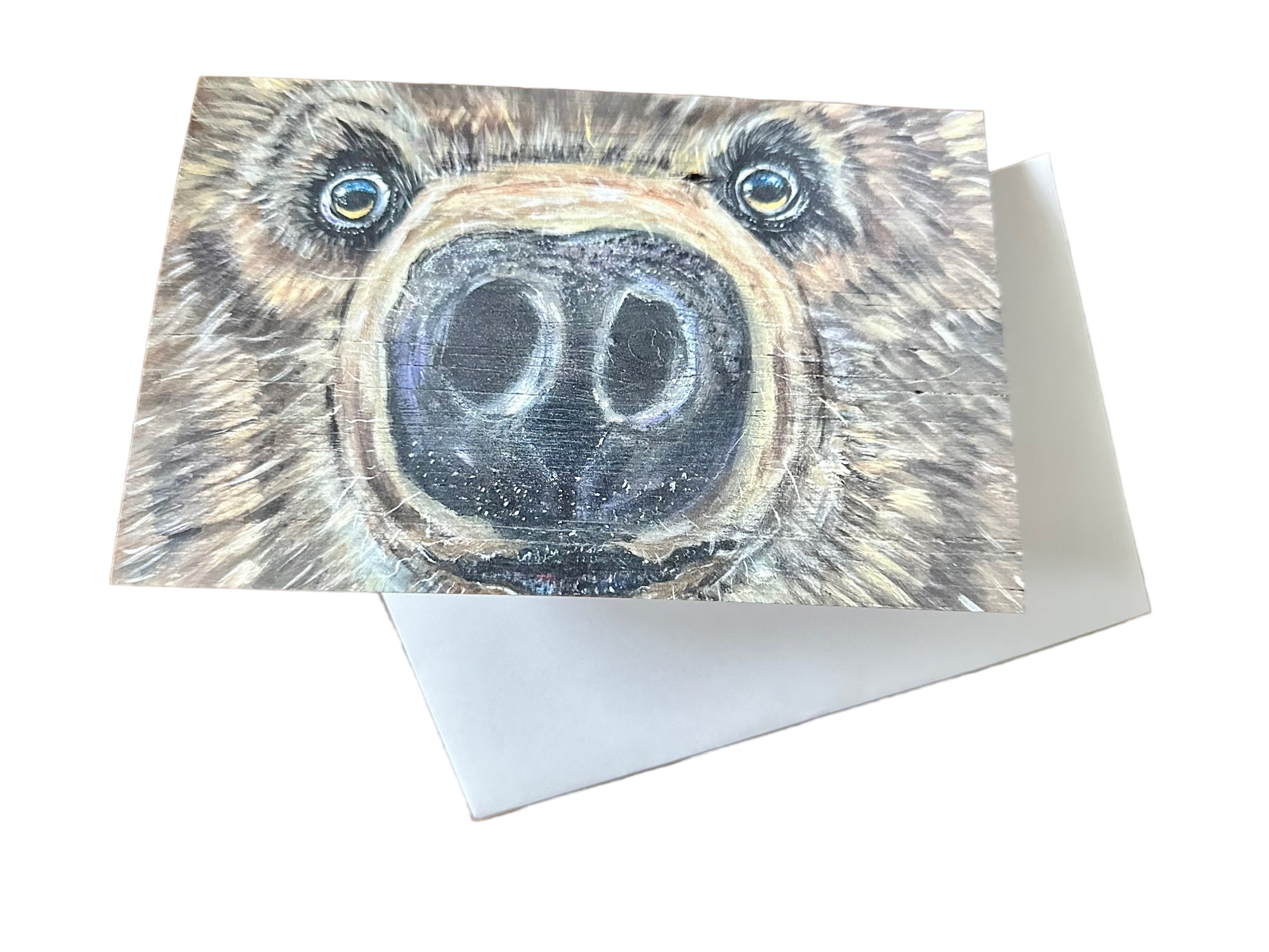 Big Baloo Bear Print Greeting Card