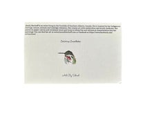 Load image into Gallery viewer, Catching Snowflakes Original Art Print Greeting Card
