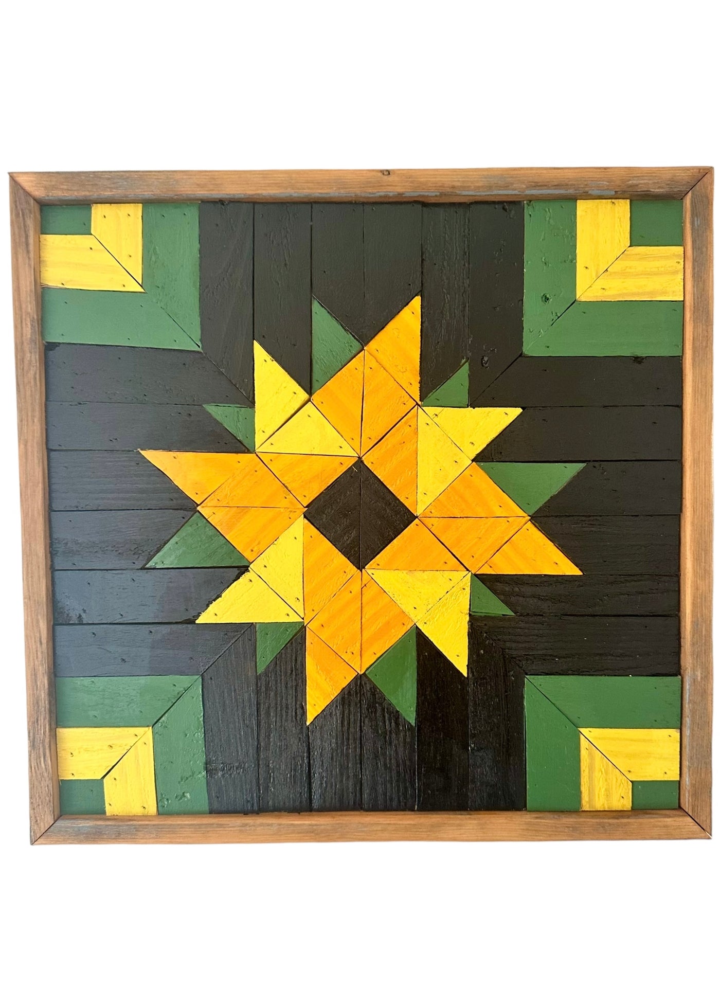 Sunflower Reclaimed Wood Wall Art