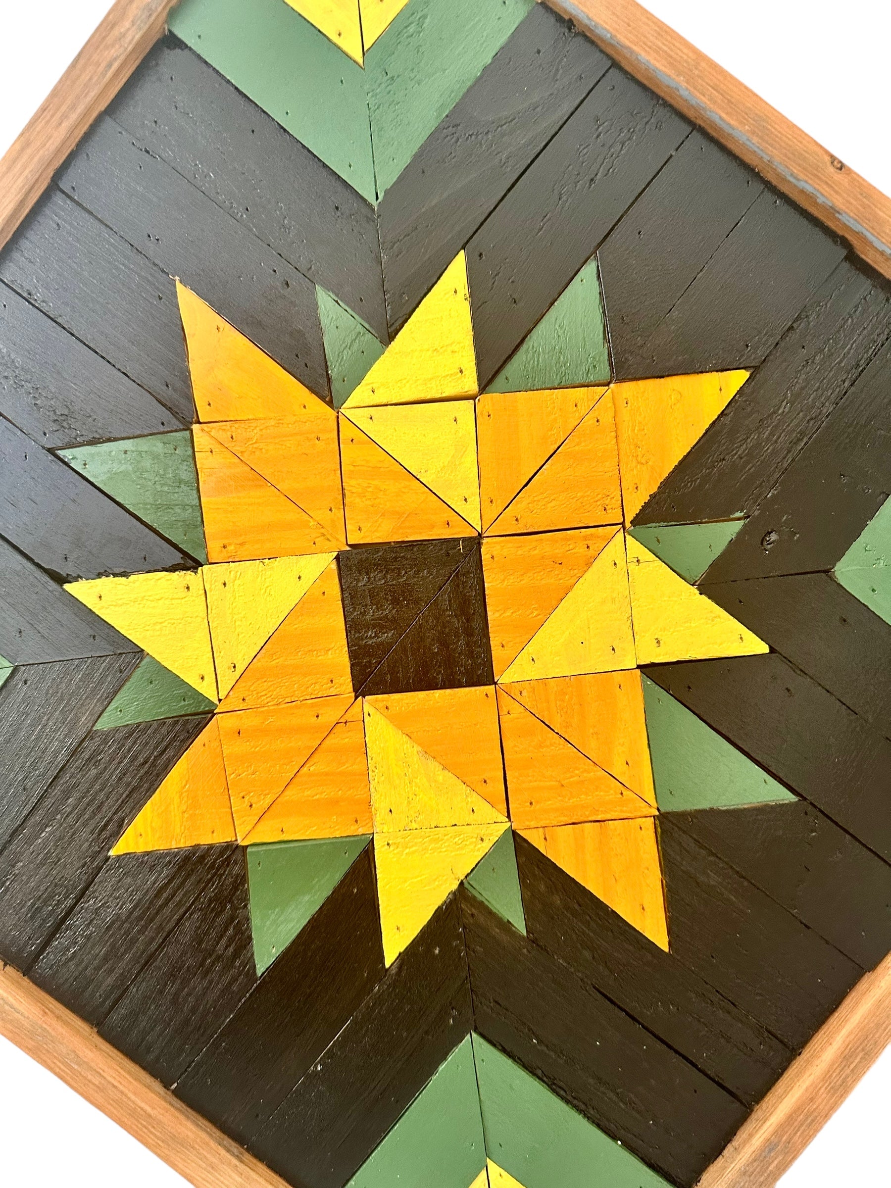 Sunflower Reclaimed Wood Wall Art