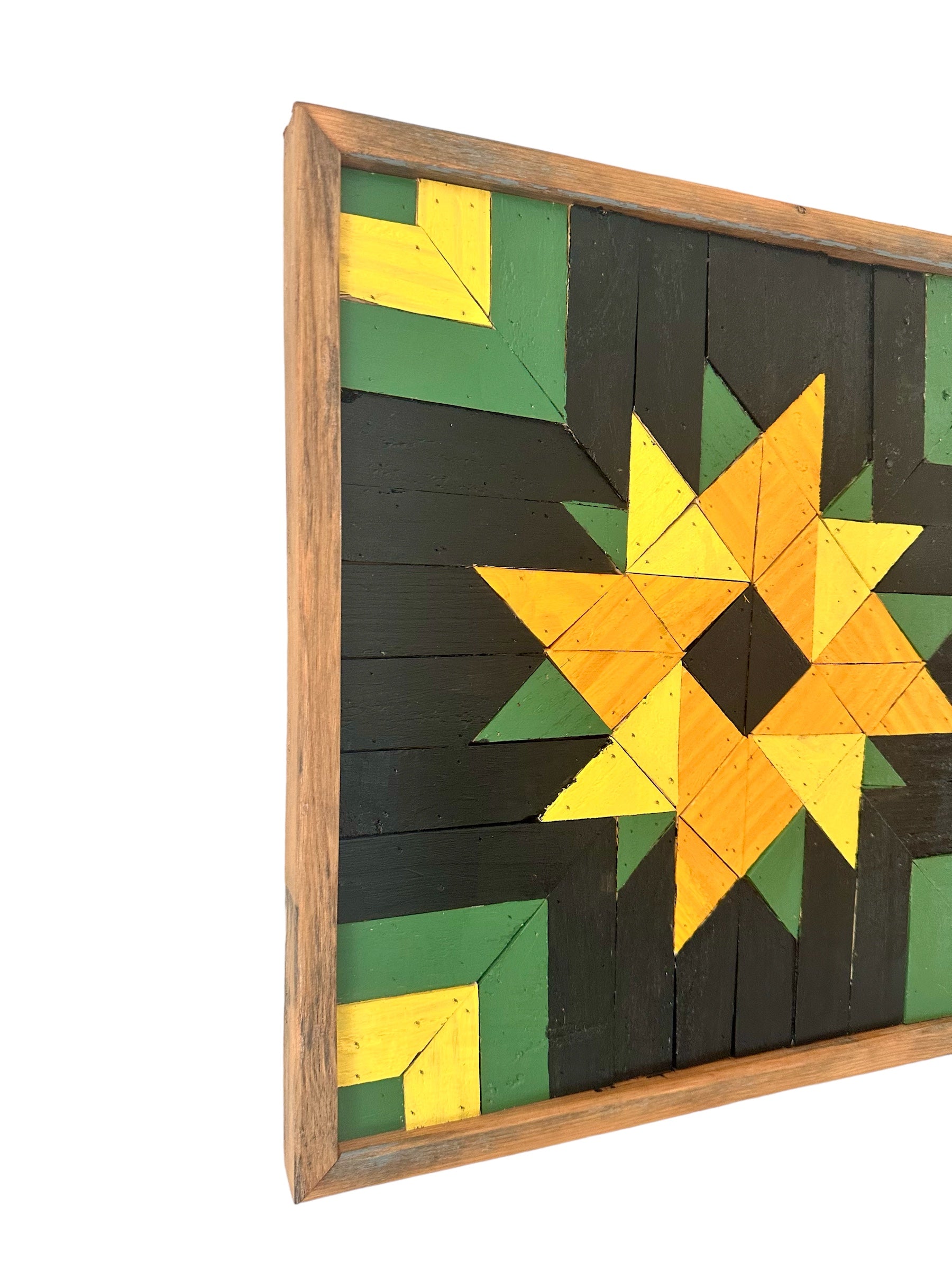 Sunflower Reclaimed Wood Wall Art