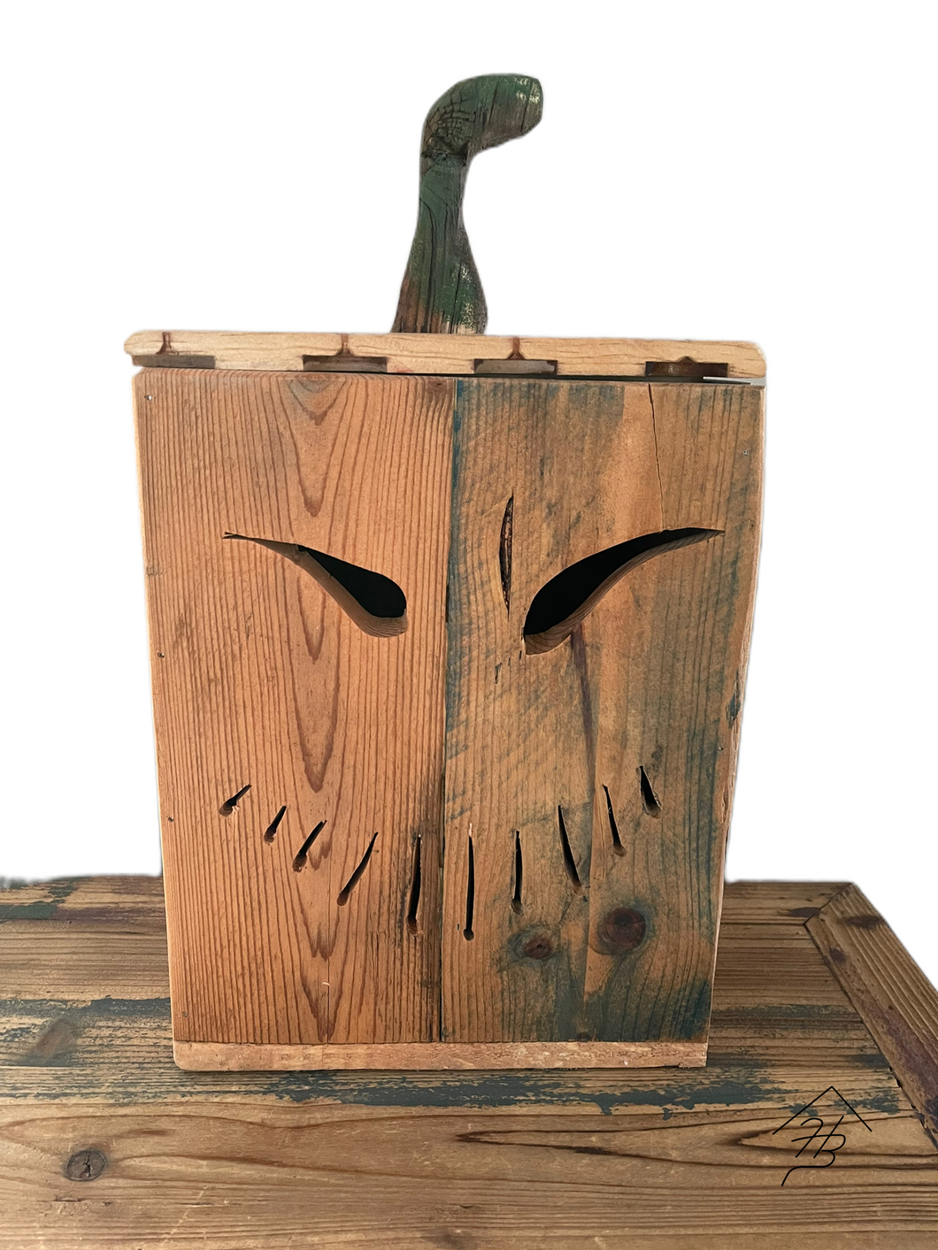 Reclaimed Wood Jack-O’-Lantern