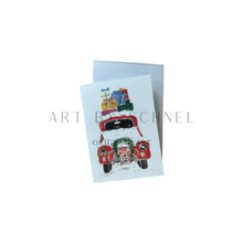 Load image into Gallery viewer, Christmas Gift Delivery Original Art Print Card
